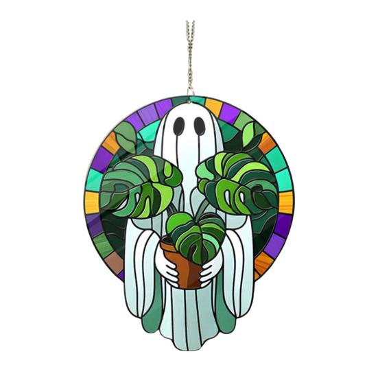 Призрак Ловец Солнца Акриловый Яркий Цвет Абажур Подвеска Вечеринка на Хэллоуин