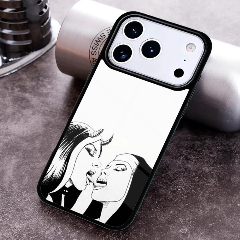 Чехол для телефона «Демоническая монахиня Дьявол Сатана Крест» для iPhone 17 16 15 14 13 12 11 Pro Max Plus 17Air Мягкий силиконовый чехол