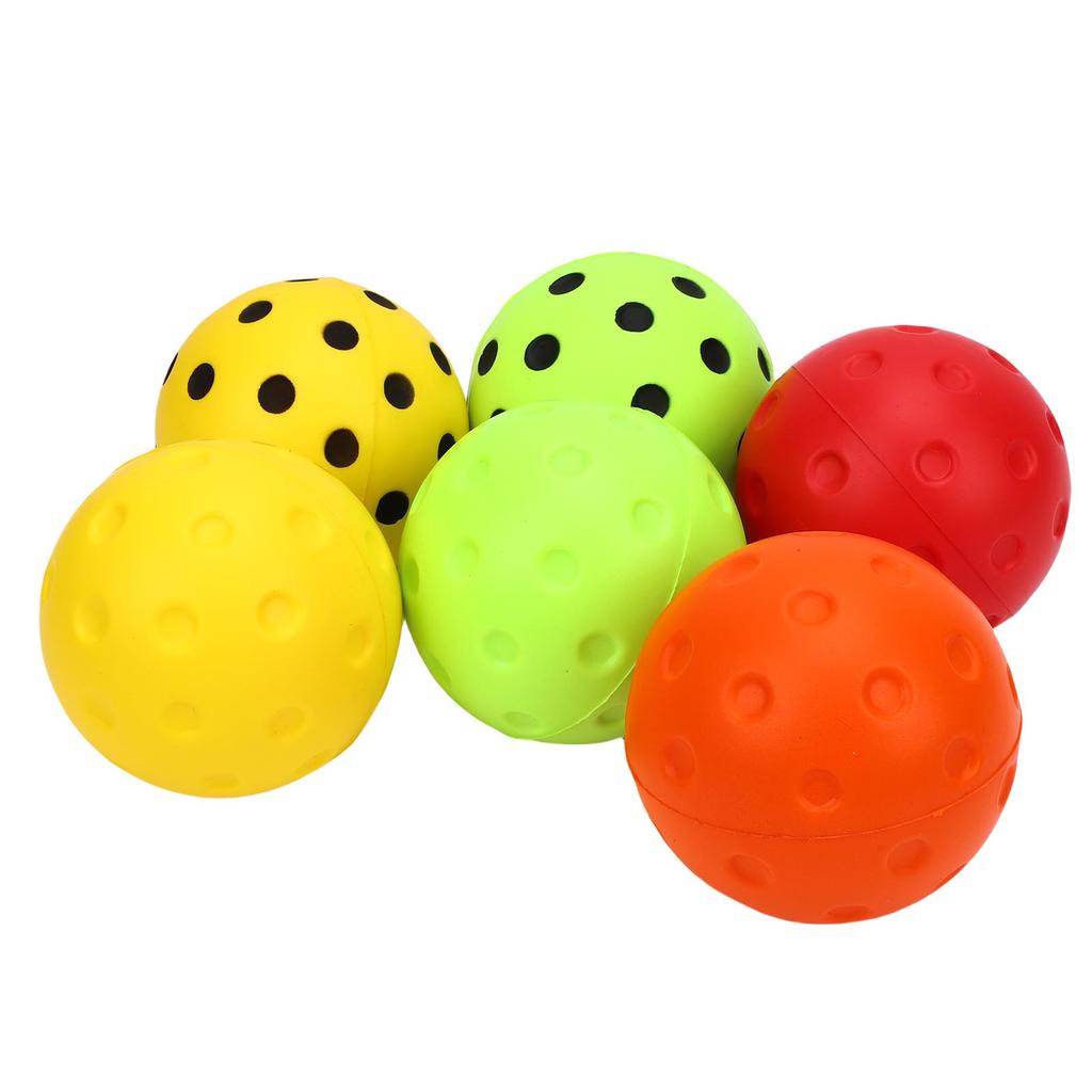 6 Pcs Practice Ball PU Foam Soft Lightweight Low Noise Quiet Practice Ball for Home Training