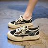 Platform Canvas Shoes Women's New Versatile Ulzzang Breathable Casual Board Shoes Show a Small Women's Net Shoes 2025