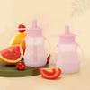 Silicone Food Bags for Toddlers Fruit Puree Squeeze Bag Reusable Food Pouches BPA Free Homemade Puree Storage Pouch with Straw Handles
