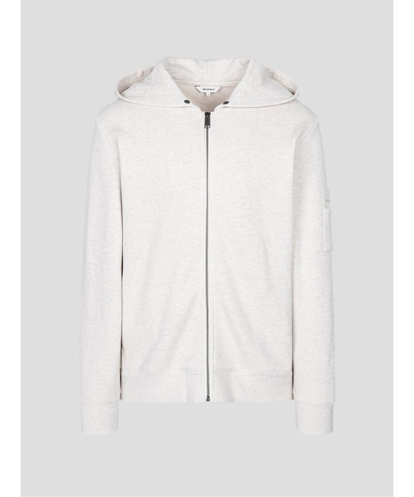 Мужская толстовка Beanpole на молнии цвет слоновой кости (Bc4841C070)