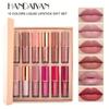 12 Colors Lip Gloss Set Liquid Lip Gloss Makeup Cosmetic Liquid Lipstick Smudge Proof Waterproof Lip Tint Set Mother's Day Gift