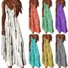 Summer Women's Sleeveless Loose V-Neck Plain Maxi Dresses Casual Long Dress