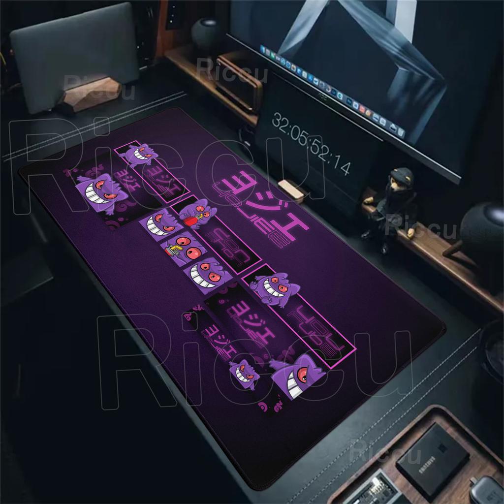 Anime Mousepad G-gengar Computer Laptop Keyboard Mouse Pad Gamer Accessories Decoracion Desk Mat Pokemon Large Gaming Mousemat