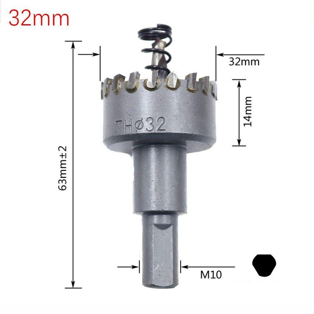 Hard Alloy Drill Bit Silver Hole Opener High-quality TCT Hole Saw Aluminum Alloy
