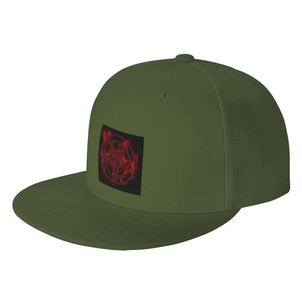 Pentagram Satanism Sigil Of Baphomet Devil Cap Fashion Casual Baseball Caps Adjustable Hat Hip Hop Summer Unisex Baseball Hats