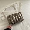 Space Cotton Puffer Makeup Clutch Purse Elegant Toiletry Storage Organizer  Daily