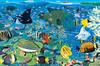 Пазл Цель - стать мастером пазлов Большой Барьерный риф Океан 1000 деталей! (50x75cm)