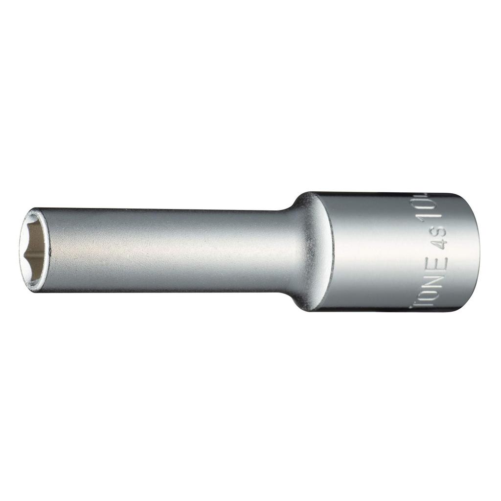 TONE Deep Socket Drive Angle Width Across Flats 10mm (Hexagonal) 4S-10L 12.7mm (1/2")