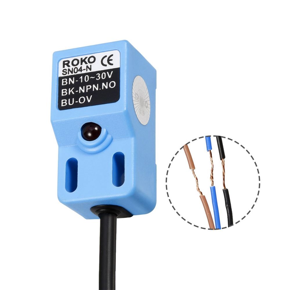 4mm 1PCS NO Transducer Inductive Detection NPN Sensor Proximity SN04-N Switch