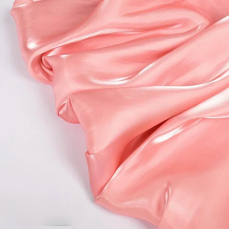 100x150 см Фантомный градиент цвета Стеклянный шелковый атласный тканевый сорочка сценическое платье кристально яркое лицо блестящая ткань DIY кукольный декор
