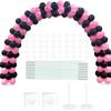 YALLOVE 6 M Balloon Arch Stand Kit, Width and Height Freely Adjustable (e.g. 3 M X 2.2 M), Easy To Assemble and Disassemble (balloons Not Included)