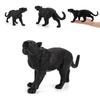 Black Panther Pvc Wildlife Model With Realistic Detailing For Collection And Display