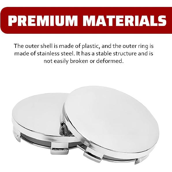 Заглушка центрального отверстия колеса автомобиля, 4 шт., наружный диаметр 2,36 дюйма, внутренний диаметр 2,2 дюйма, Декорация для модификации ступицы колеса автомобиля, Защелкивающаяся замена центральной заглушки ступицы автомобиля, Универсальная