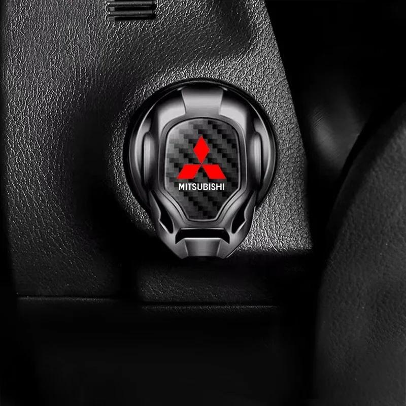 cxmvxd1 Car One-Click Start Button Protective Cover for Mitsubishi ASX Lancer EX Outlander L200 Pajero Eclipse Interior Accessories
