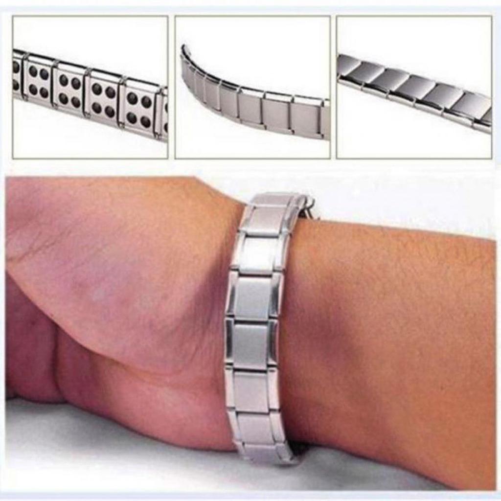 Fashion Men's Bangle Titanium Magnetic Therapy Bracelet Simple Jewelry Gift
