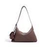 Сумка Niche Top Leather с двумя ушками, ленивая ретро-сумка через плечо большой вместимости для женщин