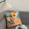 Tung Sahur Tralalero Tralala Cushion Cover Pillowcase Ultra Soft Skin Friendly Fabric Cloud Like Comfort Concealed Zipper