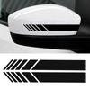 2pcs Car Rearview Mirror Reflective Strip Styling Auto SUV Vinyl Car Sticker Left Right Side Decal DIY Car Body Decals 15*3cm