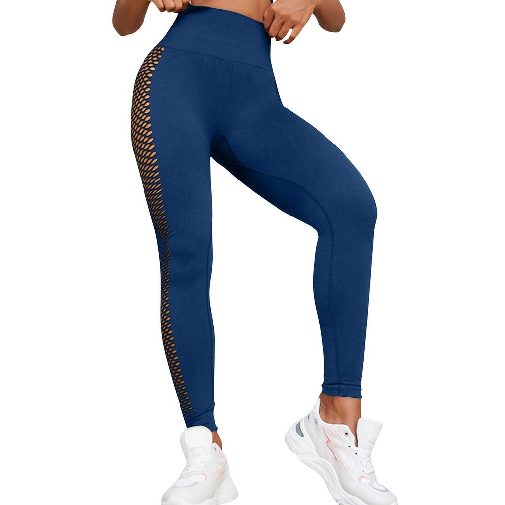 Women's Fitness Yoga Pants With High Waist And Lifting Buttocks, Tight Fitting Sports Knitted Seamless Yoga Pants