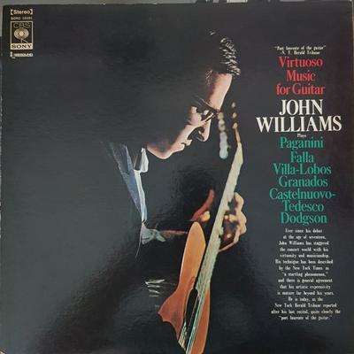 Виниловая пластинка ДЖОН ВИЛЬЯМС - Виртуозная музыка для гитары SONC10391 CBS SONY Япония Классика Б/У