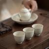Винтажные керамические фарфоровые чайные чашки ручной работы, набор чайной посуды, китайские пиалы для кунг-фу, мастер-чашки, посуда для чайной церемонии