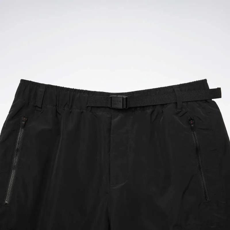 Reebok Casual Pants Men's Black Moderate Tapered Pants (Unisex) Casual Pants 23RCS619M001