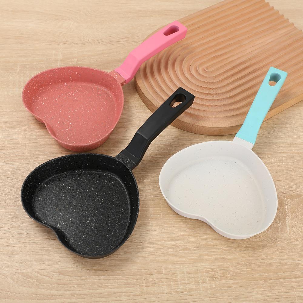 Flat-bottomed Egg Frying Pan Non-stick Hamburger Skillet Mini Pancake Pan Crepe