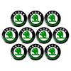2/5/10Pcs 14MM Remote Car Key Stickers Emblem Accessories for Skoda S Skoda Kodiaq Fabia Kamiq Karoq Octavia 3 A5 A7 Scala R Accessories