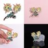 Unique Anime Character Style Brooch Metal Pin Featuring Cool Ninja Design Perfect For Bags