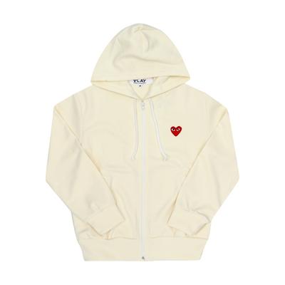 Худи Comme Des Garcons Play Красное Сердце Нашивка Топор T172 051