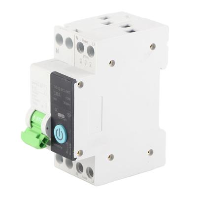 Автоматический выключатель WiFi 1P+N 10A AC 230V 6KA Отключающая способность Реле времени Дистанционное управление MCB