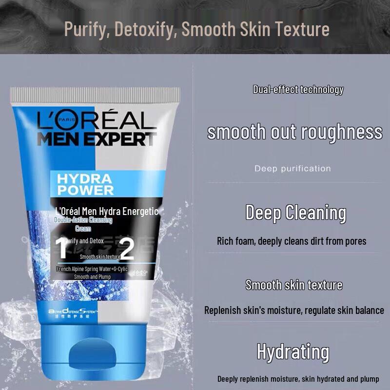 L'Oreal Men's Hydra Energetic Cleansing Foam