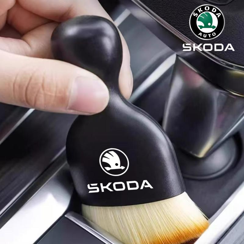 Car Nano Cleaning Brush Interior Accessories Anti Dirty Detail Dashboard Tool for Skoda Octavia A5 RS Fabia Superb