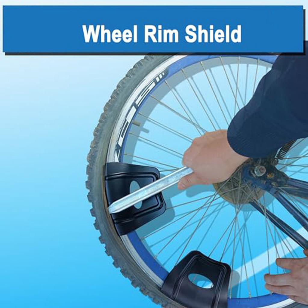 2 шт. Защитники обода колеса Универсальные защитные накладки для установки шин Защитники кромок для мотоцикла, внедорожного мотоцикла, шины и колеса