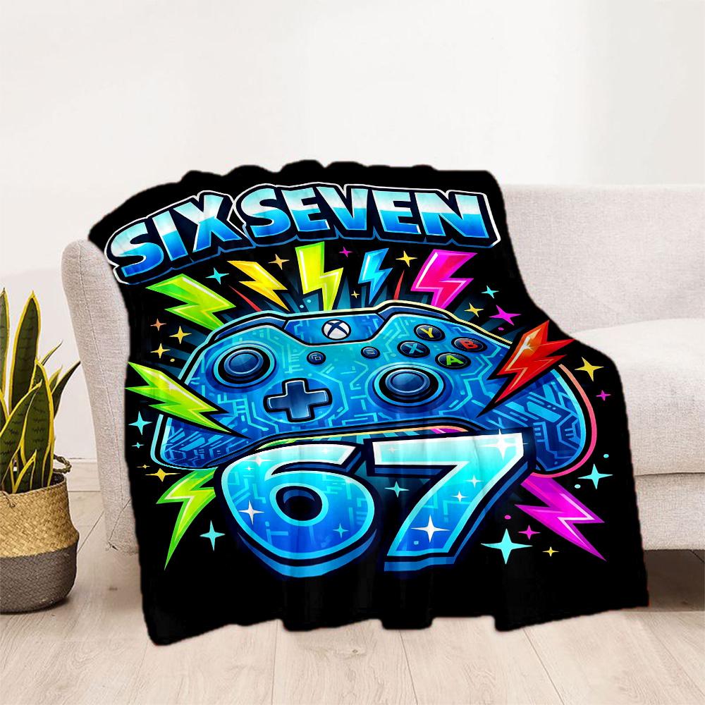 Sixty-seven Blanket,Suitable for sofas, offices, travel, living rooms, Gifts to relatives and friends, Blanket,Suitable for all seasons.