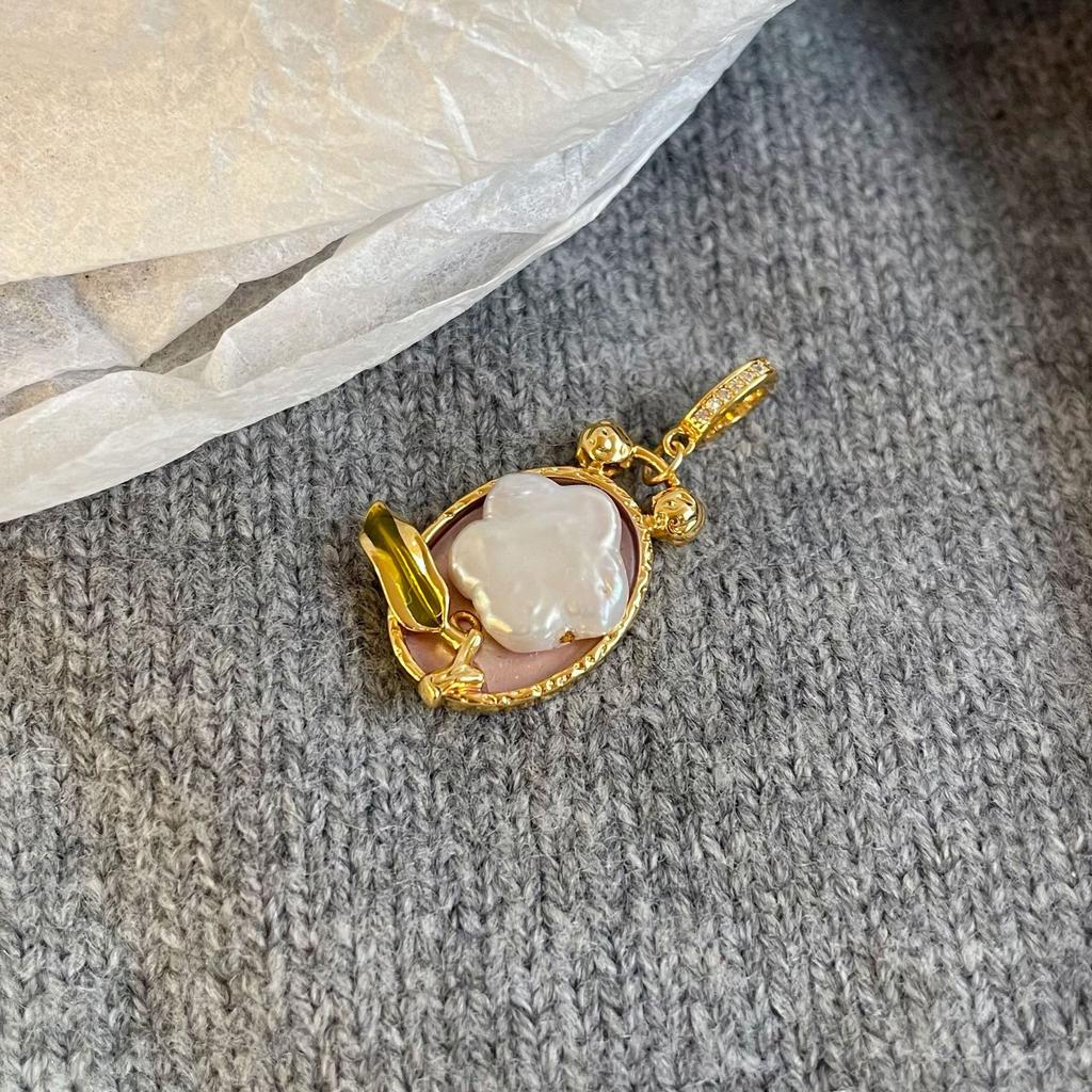 NALA Nala оригинальный дизайн ожерелье с капельной глазурью, роспись одиночный кулон без цепочки, универсальная ниша, подвеска с универсальной застежкой