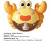 Crab Bath Bubble Maker for Kids Waterproof Bubble Machine Bathtub Toddler Bath Toys Children Bath Time Bubble Toy Gift for Children