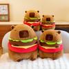 Adorable Capybara Plush Toy Burger Cartoon Girl Sleep Companion Gift Birthday