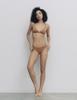 Nina Comfy Бюстгальтер-топ и стринги от Ninassong (Загорелый бежевый) набор