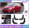 4x Автомобильные брызговики для Honda Fit Jazz 2004~2019 GD GE GK Брызговики Грязезащитные щитки Заслонки Переднее Заднее Крыло Запасные Аксессуары.