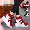 Womens Wedges Shoes High Thick Bottom Platform Leisure Sports Shoes High Top Sneakers for Wome