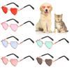 Ретро косплей куклы солнцезащитные очки вечерние сердце металлические солнцезащитные очки кошки маленькие собаки очки для собак кошачьи очки