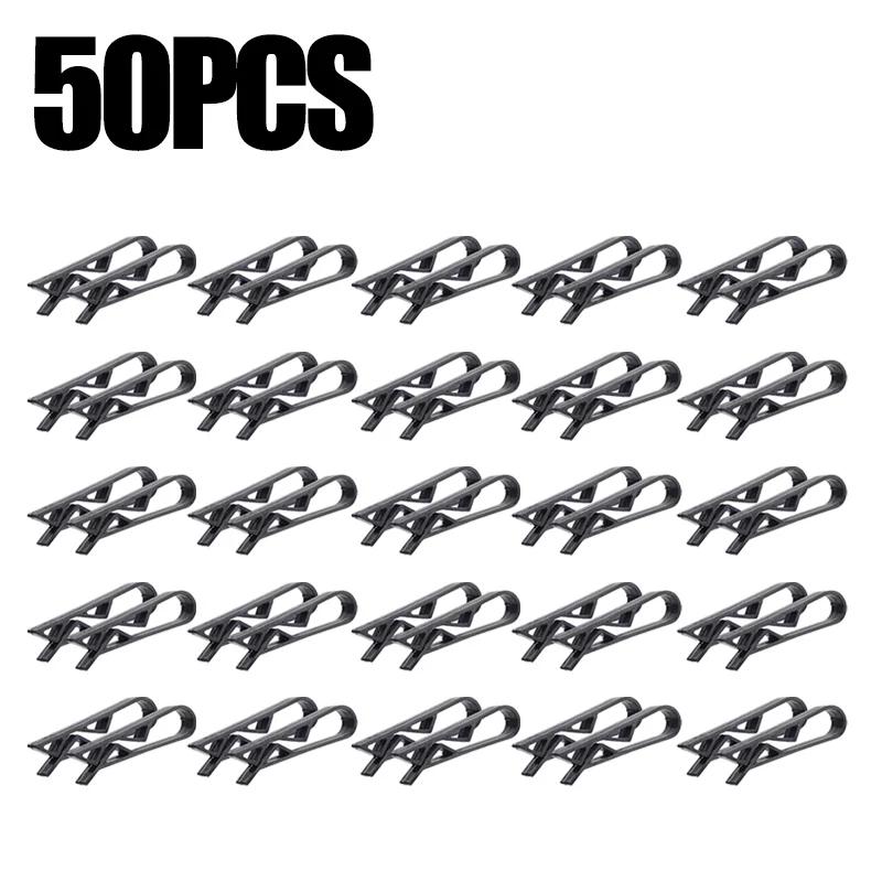 50/2 шт. мусорное ведро с фиксированным зажимом кухонные пакеты для закусок уплотнительный зажим мусорный мешок зажимы противоскользящий держатель бытовые инструменты для хранения