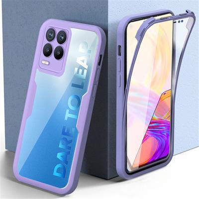 Прозрачный двойной чехол 366 для OPPO Realme C21Y C25Y C21 9 9i 8 8i 7 6 Pro A54 A74 A94 A55 A33 A53 A52 A72 A92 4G 5G, пленка для экрана, передняя и задняя крышка