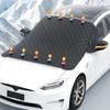 Магнитная крышка переднего ветрового стекла автомобиля, автомобильный солнцезащитный козырек, лобовое стекло автомобиля, козырек от солнца и снега, водонепроницаемый автомобильный чехол