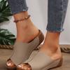 Fashion New Open Toe Women's Wedge Sandals White Summer Fashion Breathable Comfortable Sandals Woman Buckle Female Footwear Woman Shoes