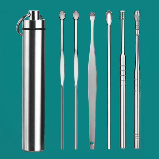 Wax Cleaner Reusable Polished Surface Professional Spiral Earwax Remover Ear Pick Cleaning