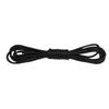 Black & Brown Waxed Leather Shoelaces for Men - Casual Round, Summer Style